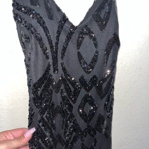 S/M Black sequins club dress